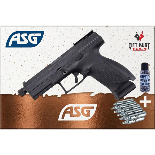 ASG CZ P-10C OR-OT Siyah Blowback CO2 Tabanca | Çiftkurt Silah