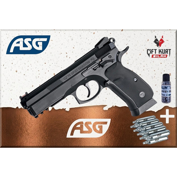 ASG CZ SP-01 Shadow Blowback Havalı Tabanca | Çift Kurt Silah
