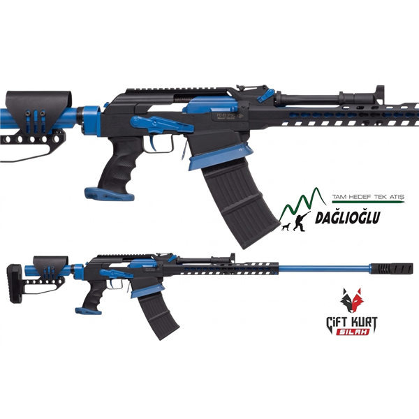 Dağlıoğlu FD 63 IPSC Şarjörlü Yarı Otomatik Av Tüfeği | Çift Kurt Silah