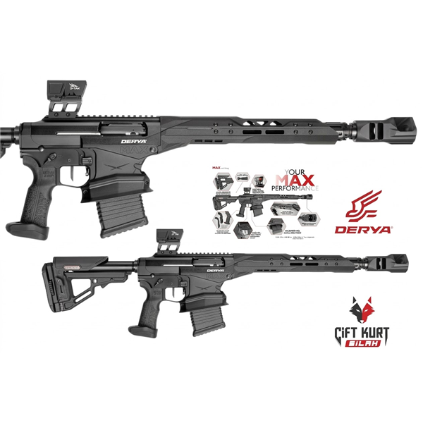 Derya MAX F-5001 IPSC Yarı Otomatik Atış Tüfeği | Çift Kurt Silah