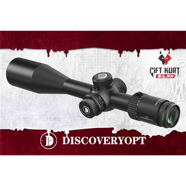 DiscoveryOpt LHD 6-24X50SFIR FFP L Tüfek Dürbünü | Çift Kurt Silah