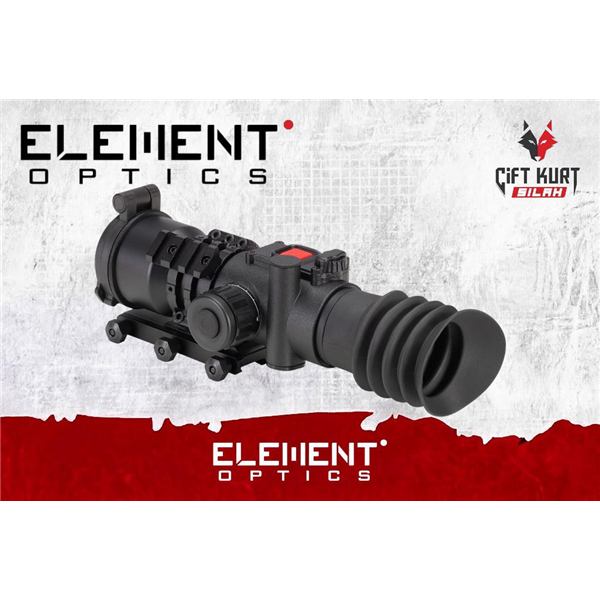 Element Optics HYPR-7 7x50 Hibrit Balistik Tüfek Dürbünü | Çift Kurt Silah