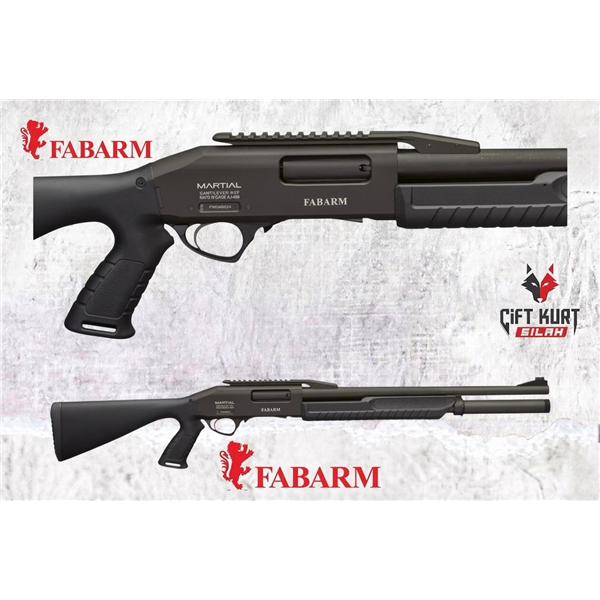 Fabarm Martial Armor Black Cantilever Pompalı Yivsiz Av Tüfeği | Çift Kurt Silah