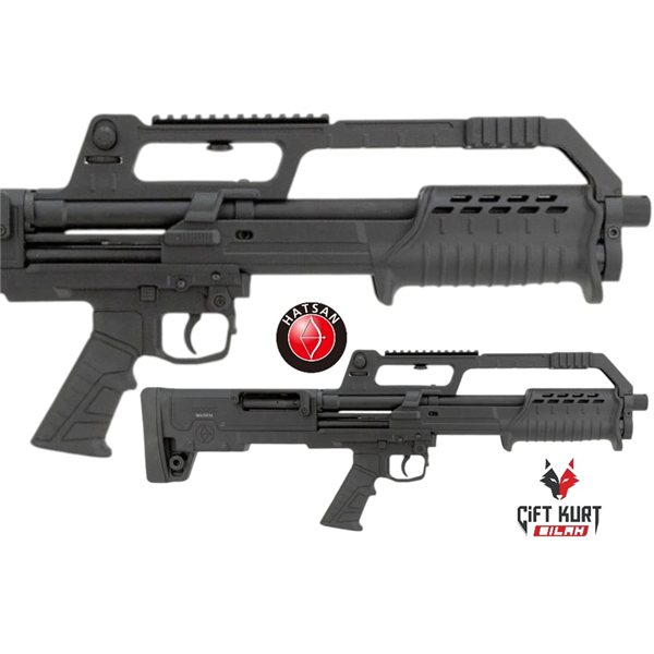 Hatsan Escort Magnum BULLTAC Pompalı Siyah Av Tüfeği (Yeni Versiyon)