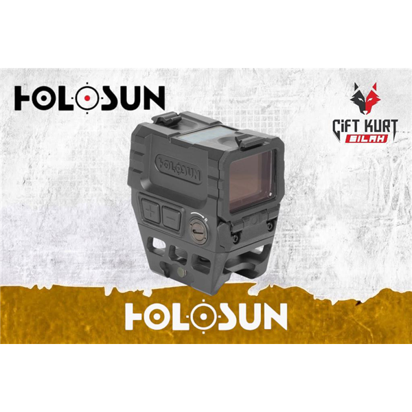 Holosun AEMS Enclosed Solar Red Dot (2 & 65 MOA) | Çiftkurt Silah