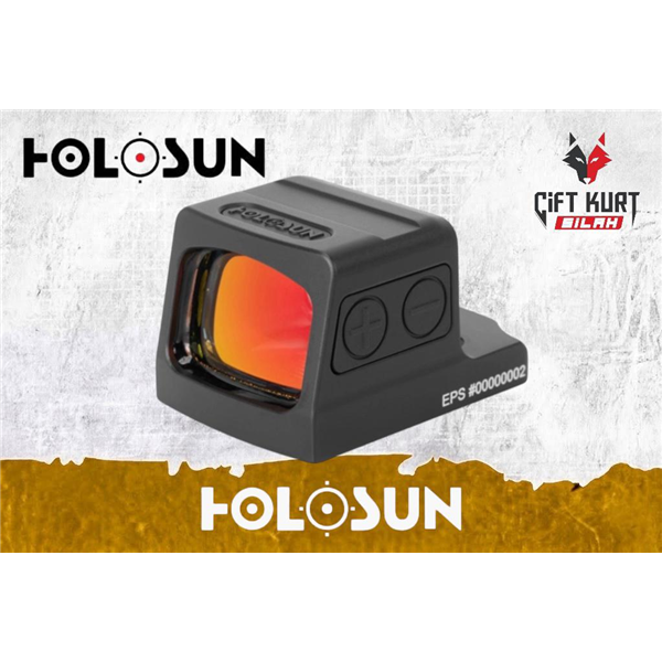 Holosun EPS 2 MOA Red Dot Tam Kapalı Tabanca Nişangahı | Çift Kurt Silah