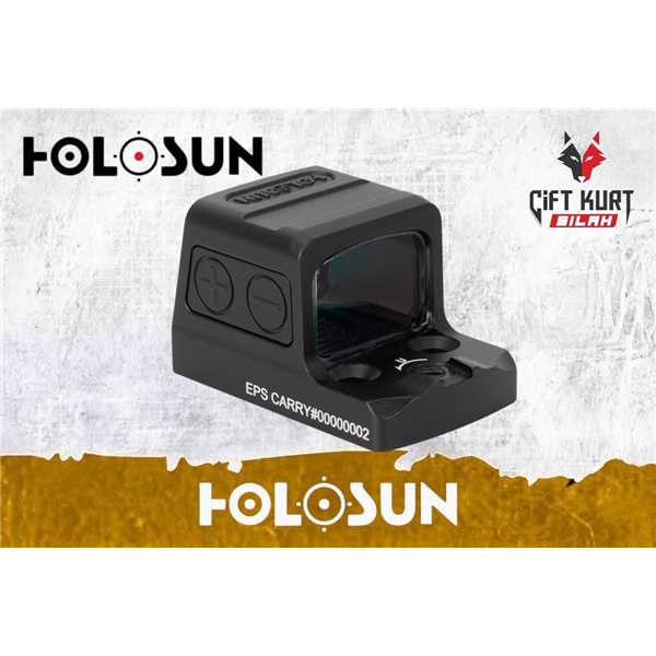 Holosun EPS Carry 2 (2 MOA) Kapalı Red Dot | Çift Kurt Silah