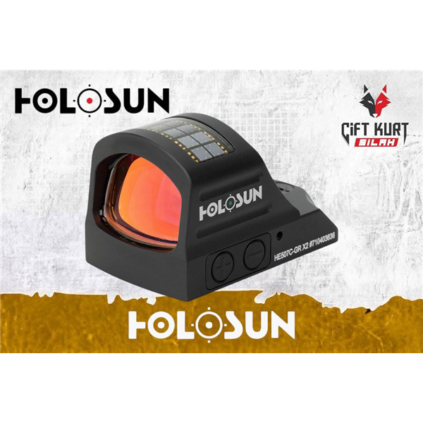 Holosun HE507C-GR X2 Solar Yeşil Nokta (2 MOA & 32 MOA) | Çiftkurt Silah
