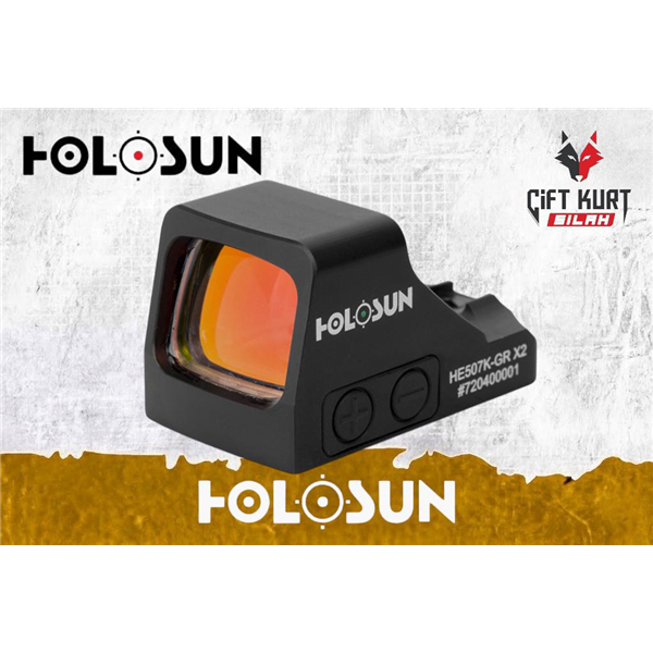 Holosun HE507K-GR X2 Yeşil Nokta (Green Dot) Nişangah | Çiftkurt Silah