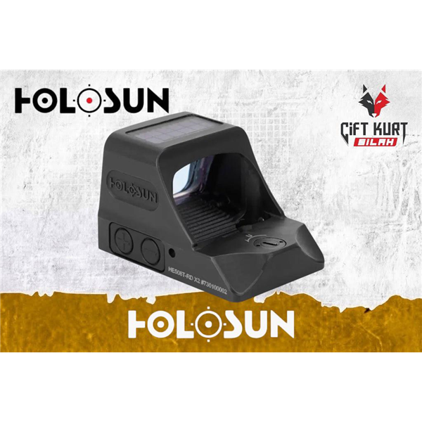 Holosun HE508T-RD X2 Titanyum Solar Red Dot (2 MOA & 32 MOA) | Çiftkurt Silah