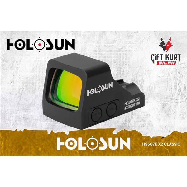 Holosun HS507K X2 Multi-Reticle Red Dot | Çiftkurt Silah