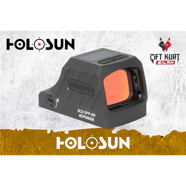 Holosun SCS-320 Solar Şarjlı Green Dot (2/32 MOA) | Çift Kurt Silah
