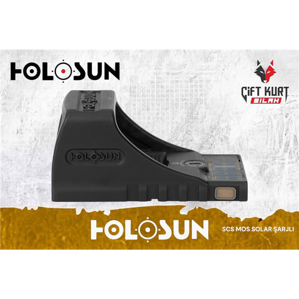 Holosun SCS MOS Solar Şarjlı Green Dot (2&32 MOA)