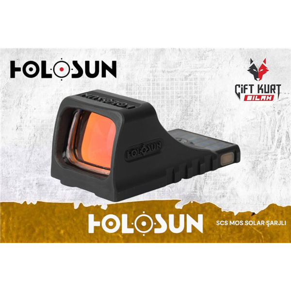 Holosun SCS MOS Solar Şarjlı Green Dot (2&32 MOA)