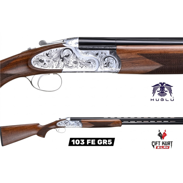 Huğlu 103 FE GR5 12 Süperpoze Tek Tetik Ejektörlü Av Tüfeği
