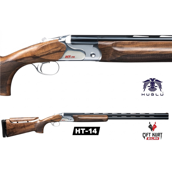 Huğlu HT-14 Trap/Skeet Süperpoze Av Tüfeği (Beyaz)