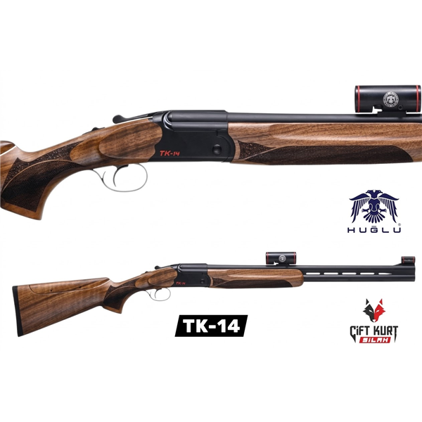 Huğlu TK-14 Süperpoze Slug Namlu Av Tüfeği