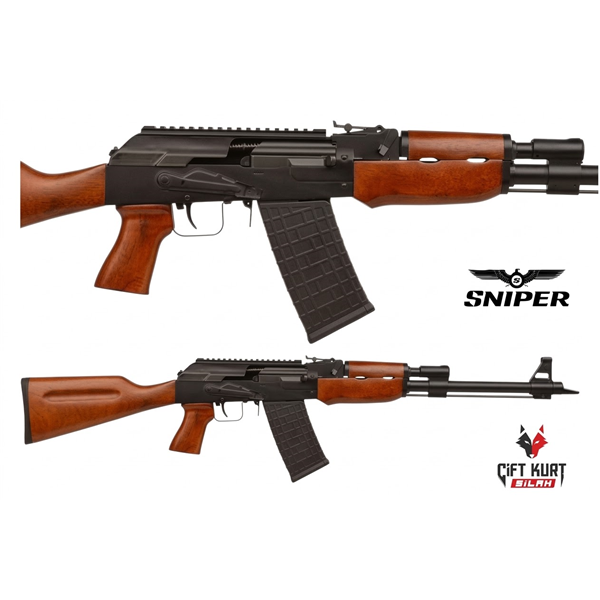 Sniper Arms SN-12 Ağaç Şarjörlü Yivsiz Av Tüfeği | Çift Kurt Silah