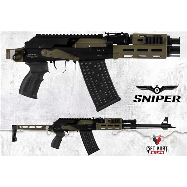Sniper SN-12 Pro Haki Şarjörlü Av Tüfeği | Çiftkurt Silah