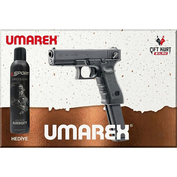 UMAREX Glock 18C Tam Otomatik Airsoft Tabanca | Çiftkurt Silah