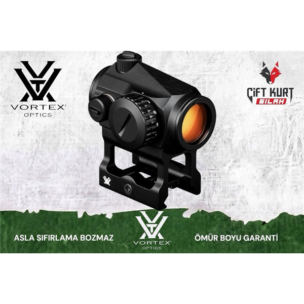 Vortex Crossfire Red Dot 2 MOA: Kesin İsabet ve Hızlı Hedef Tespiti | Çift Kurt Silah