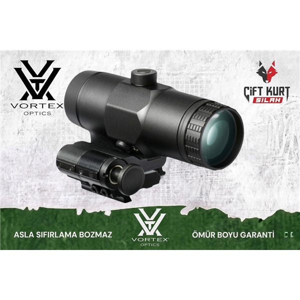 Vortex VMX-3T 3x Magnifier Flip Mount Büyüteç