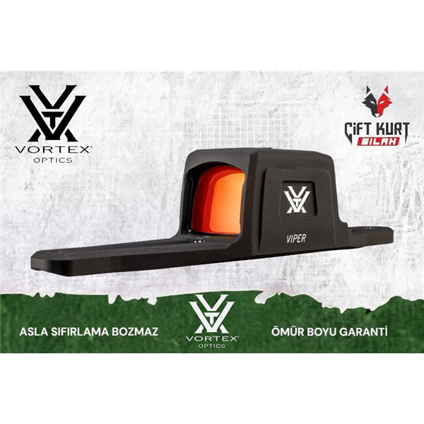 Vortex Viper SG Enclosed 3 MOA Red Dot | Çift Kurt Silah