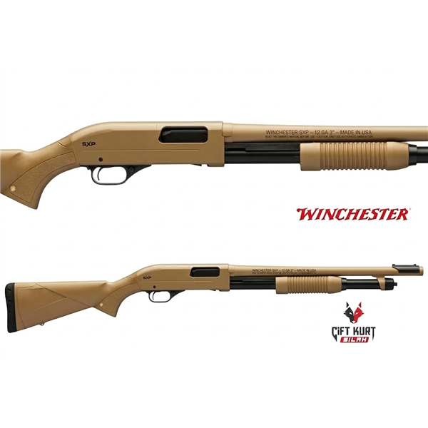 Winchester SXP Defender Dark Earth Pompalı Av Tüfeği | Çift Kurt Silah