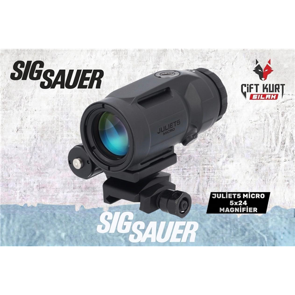 Sig Sauer Juliet5 Micro 5x24 Magnifier | Ultra Kompakt 5x Yakınlaştırıcı | Çiftkurt Silah